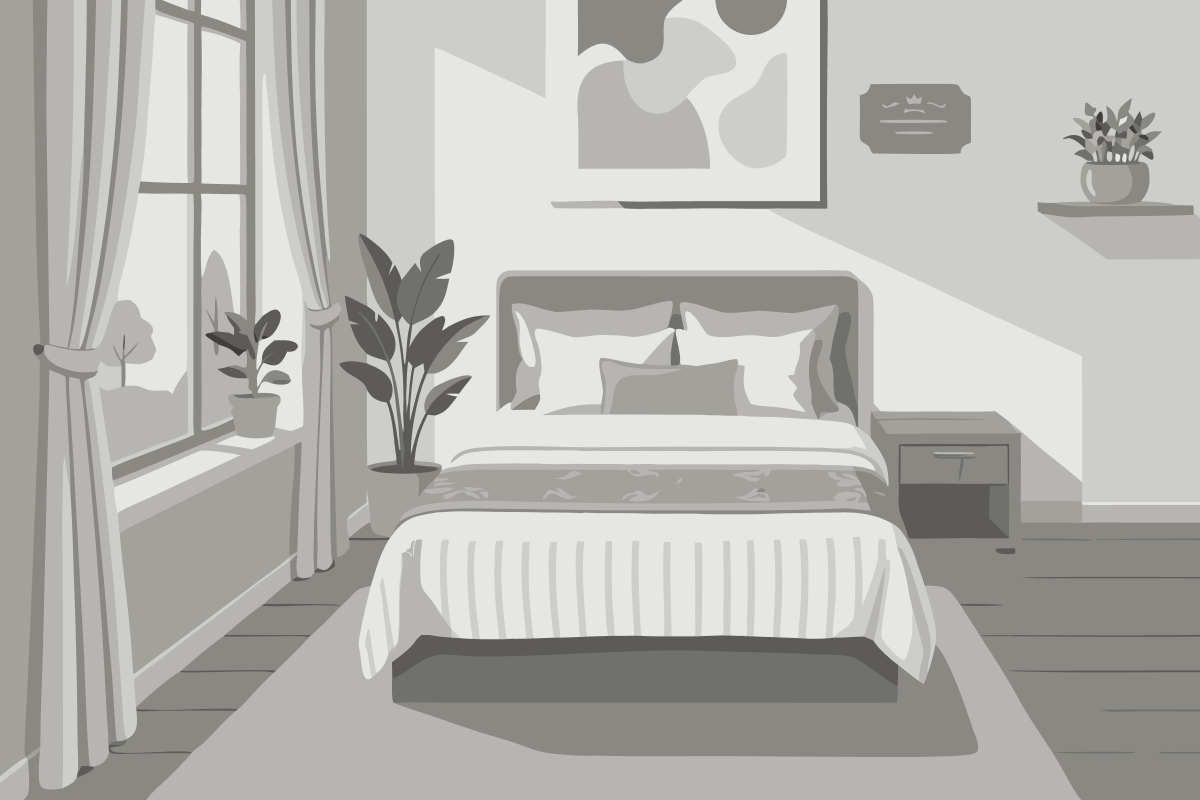 Deluxe Double Room with Two Double Beds and Ocean View